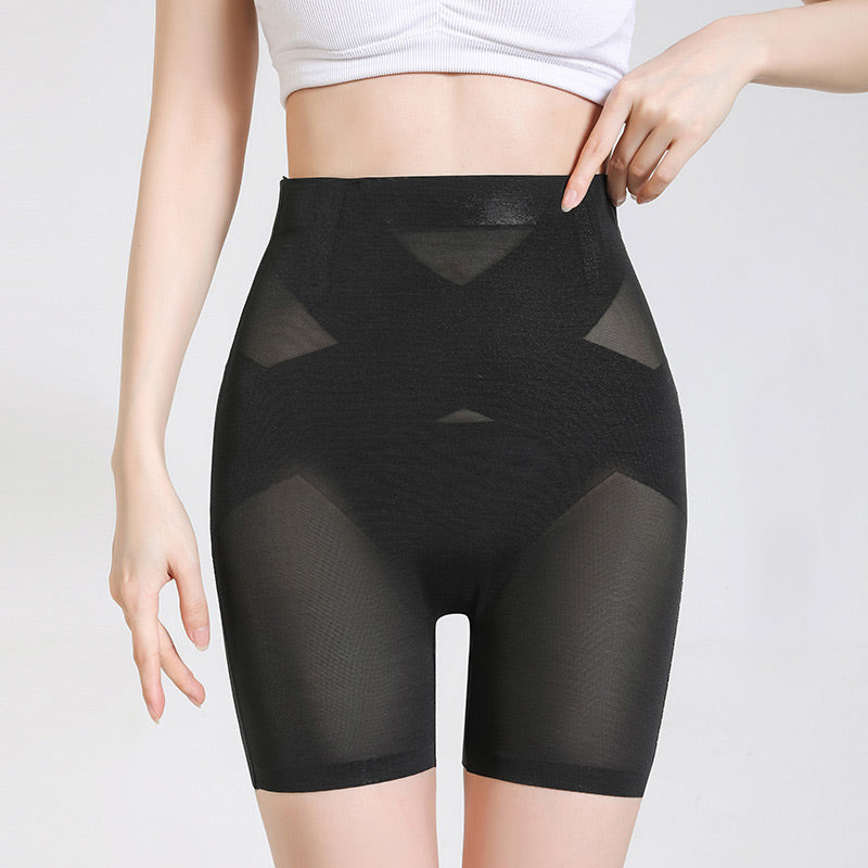 Zomer Ademende Mesh Boyshorts Ondergoed voor Taillecorrectie