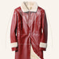 Bontjas Middellang met Fleece Revers Kraag