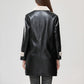 Bontjas Middellang met Fleece Revers Kraag