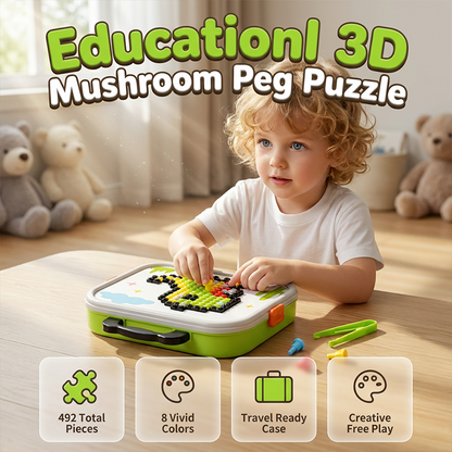 Creatieve 3D Paddenstoel Steekpuzzel