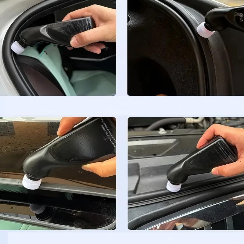 Conditioner voor kunststof en rubber in de auto, inclusief applicator