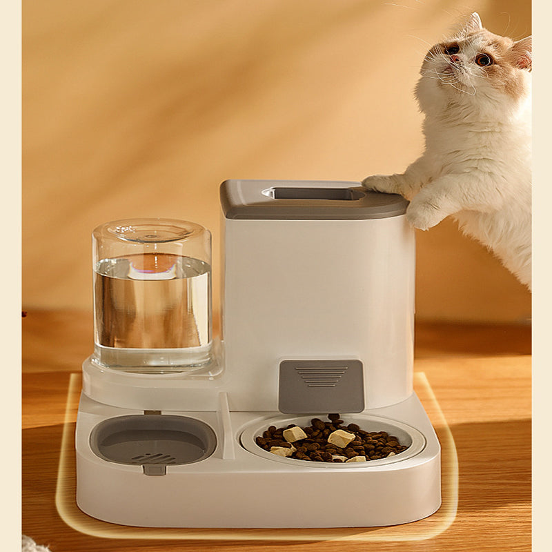 2 in 1 Automatische Voerbak en Waterdispenser voor Huisdieren