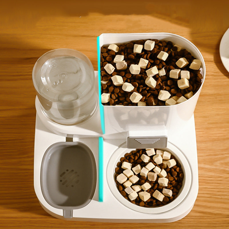 2 in 1 Automatische Voerbak en Waterdispenser voor Huisdieren