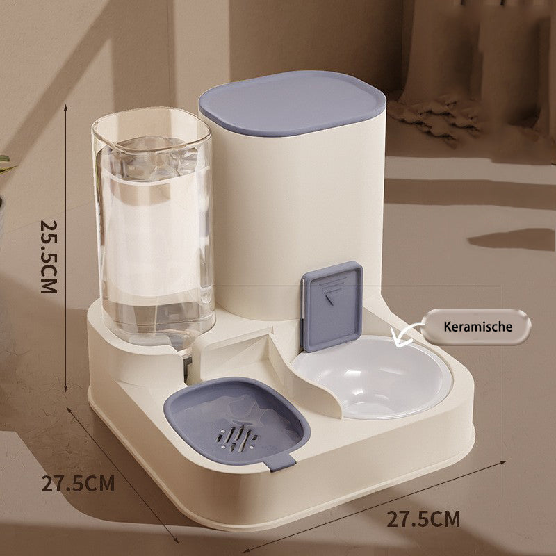 2 in 1 Automatische Voerbak en Waterdispenser voor Huisdieren