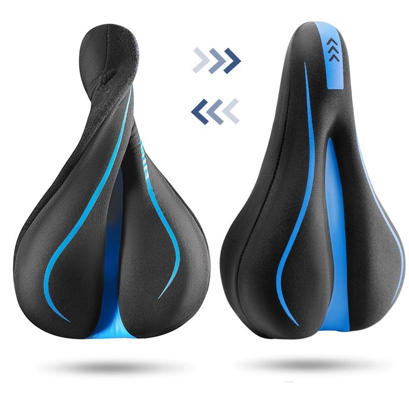 🚲 50% KORTING!🎉 Hoogelastische Siliconen Fietszadelhoes, Zacht Gevoerd