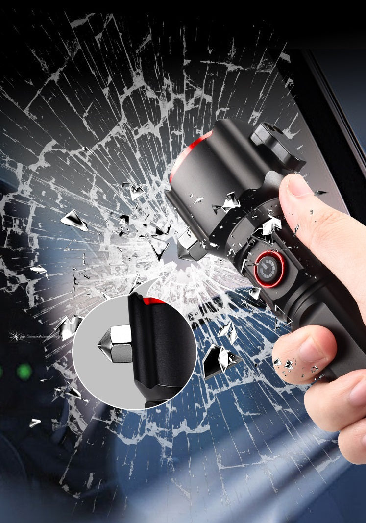 Witte Laser LED Zaklamp (Superhel, Groot Bereik – Veiligheidshamer)