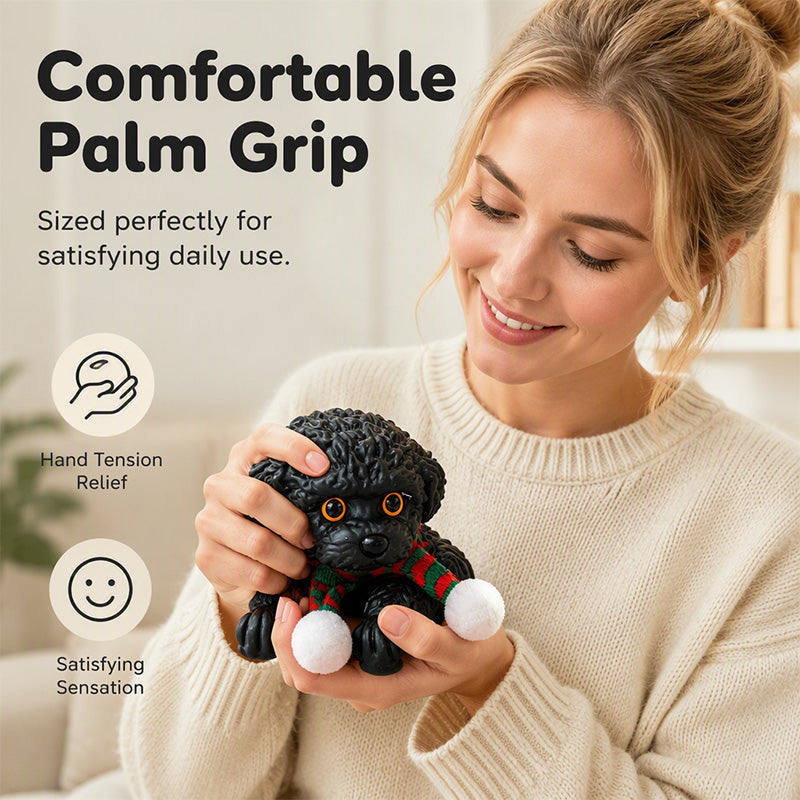 🧸 50% KORTING! 🐶 Knijp Teddyhond – Stressverlichting, Zacht & Schattig ✨