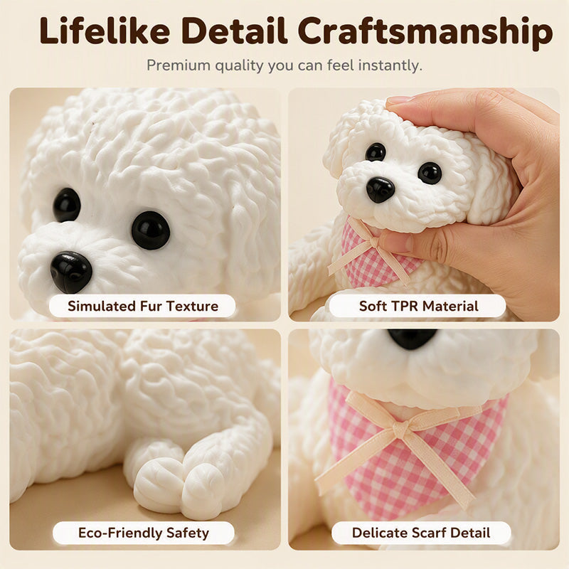 🧸 50% KORTING! 🐶 Knijp Teddyhond – Stressverlichting, Zacht & Schattig ✨