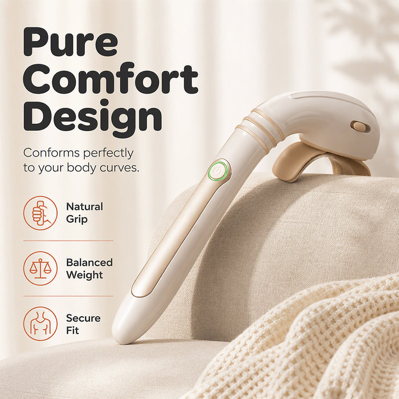💪 Draadloze massager met lange steel
