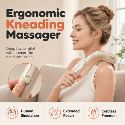 💪 Draadloze massager met lange steel