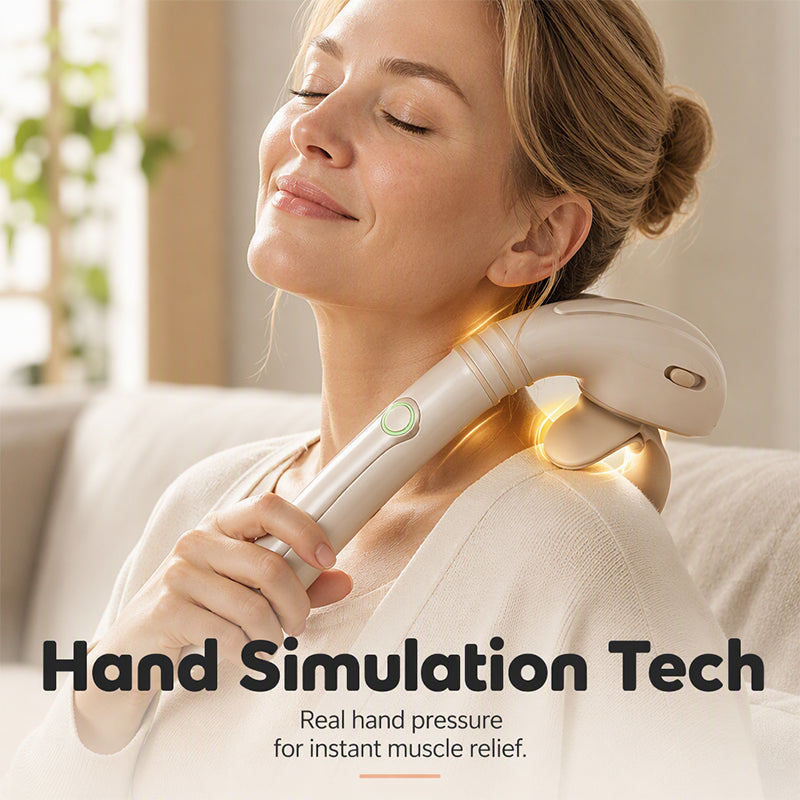 💪 Draadloze massager met lange steel