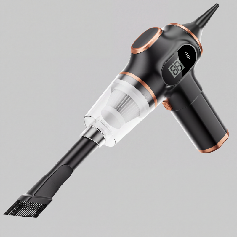 🚗 FLASH PROMO: -50%! 🧹 Draadloze Krachtige Stofzuiger – 2-in-1 Zuigen & Blazen, Compact voor Auto en Huis ✨