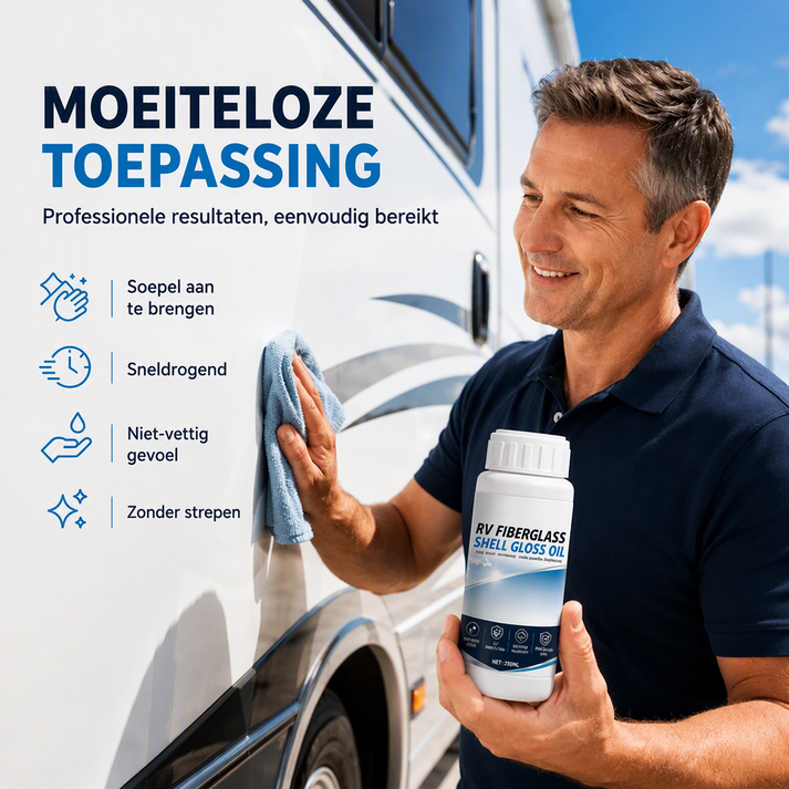 🔥Verweerde camper? Herstel de glans in minuten – RV Glasvezel Glans Hersteller met UV-bescherming 🚐