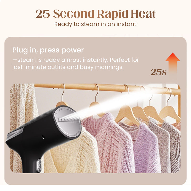 Krachtige handstomer voor kleding