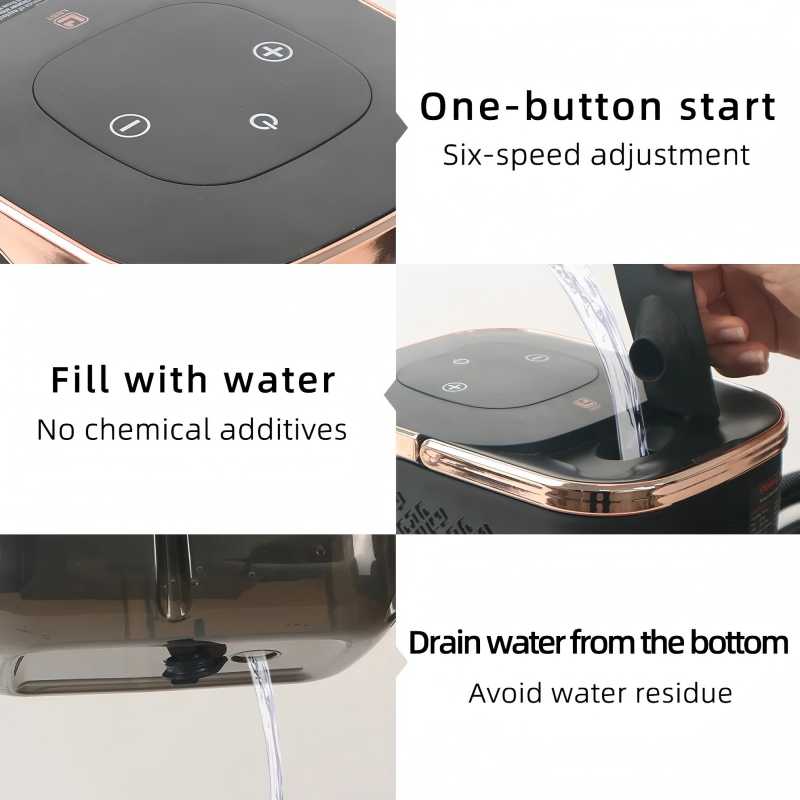 ⏳ Tijdelijke aanbieding⏳ Stoomreiniger met 1250 ml watertank en accessoires Met 2 m stoomslang en instelbare stoom EU stekker Vier kleuruitvoeringen