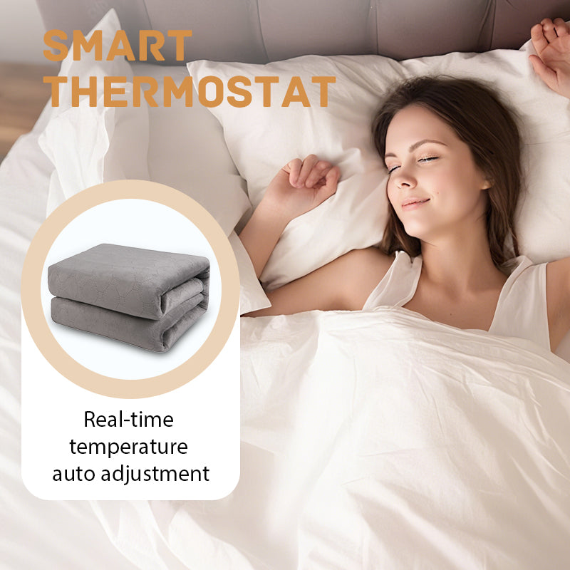 Intelligente thermostatische elektrische deken voor één persoon