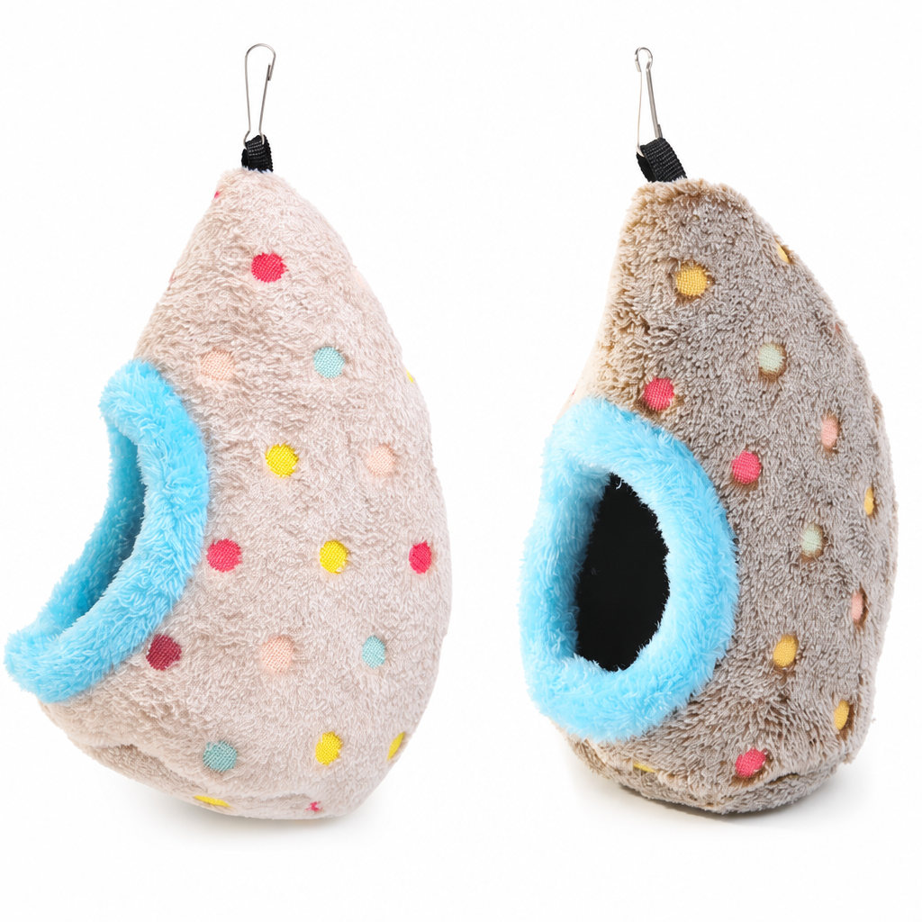 ⏳🔥TIJDELIJK 50% KORTING! ⏰🥚Hangende katoenen vogelnesthangmat – warme grot met dubbele fleece-laag voor kleine vogels ✨