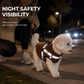 ⏳Tijdelijk 50% korting⏰Warme winterjas voor kleine en middelgrote honden met reflecterende strepen en harnas🐶❄️