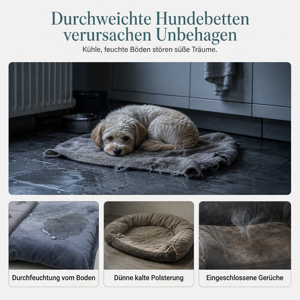 ✨NU 50% KORTING! ✨Afneembaar ovaal huisdierbed van polarfleece en Oxford-stof met vochtwerende, antislip bodem en sponsvulling voor honden en katten