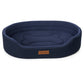 ✨NU 50% KORTING! ✨Afneembaar ovaal huisdierbed van polarfleece en Oxford-stof met vochtwerende, antislip bodem en sponsvulling voor honden en katten
