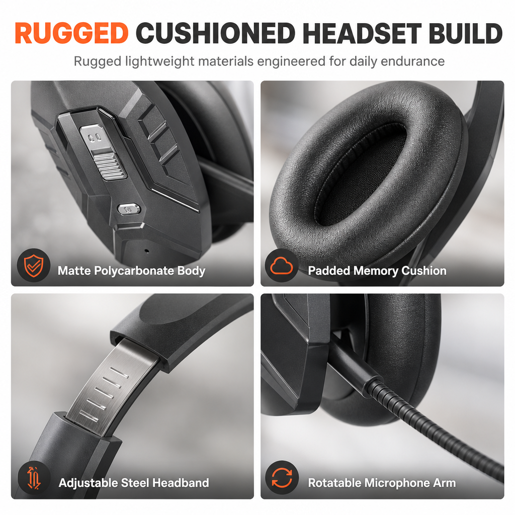 Draadloze Bluetooth-headset voor callcenters met ENC-ruisonderdrukking en automatische koppeling voor klantenservice en vrachtwagenchauffeurs