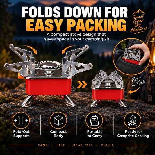 🔥 Opvouwbare campingbrander