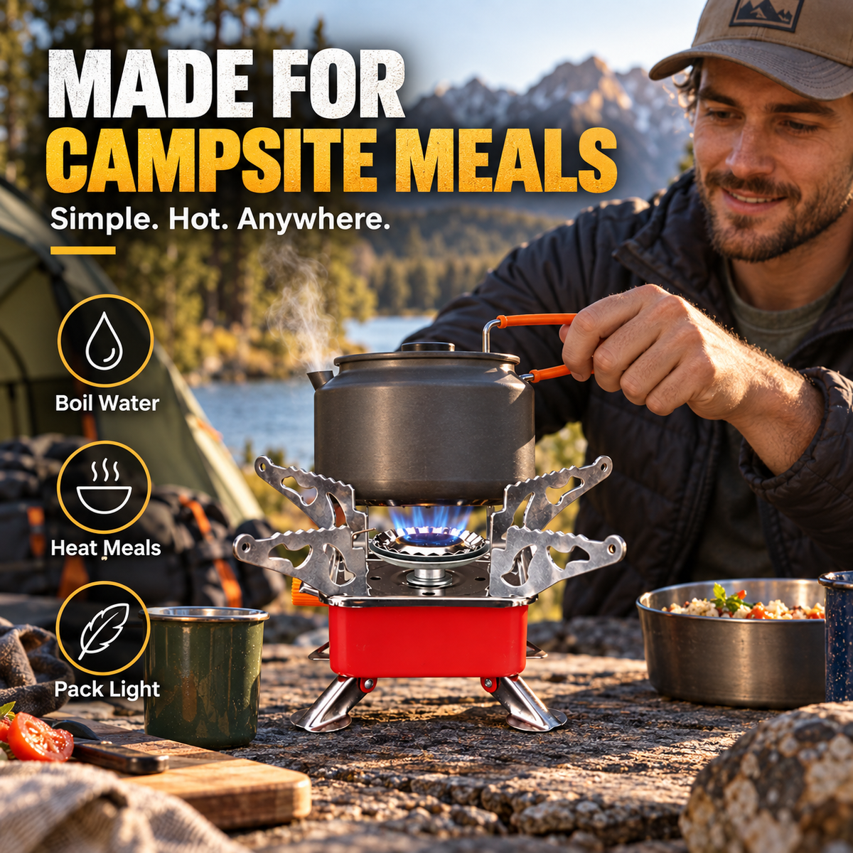🔥 Opvouwbare campingbrander