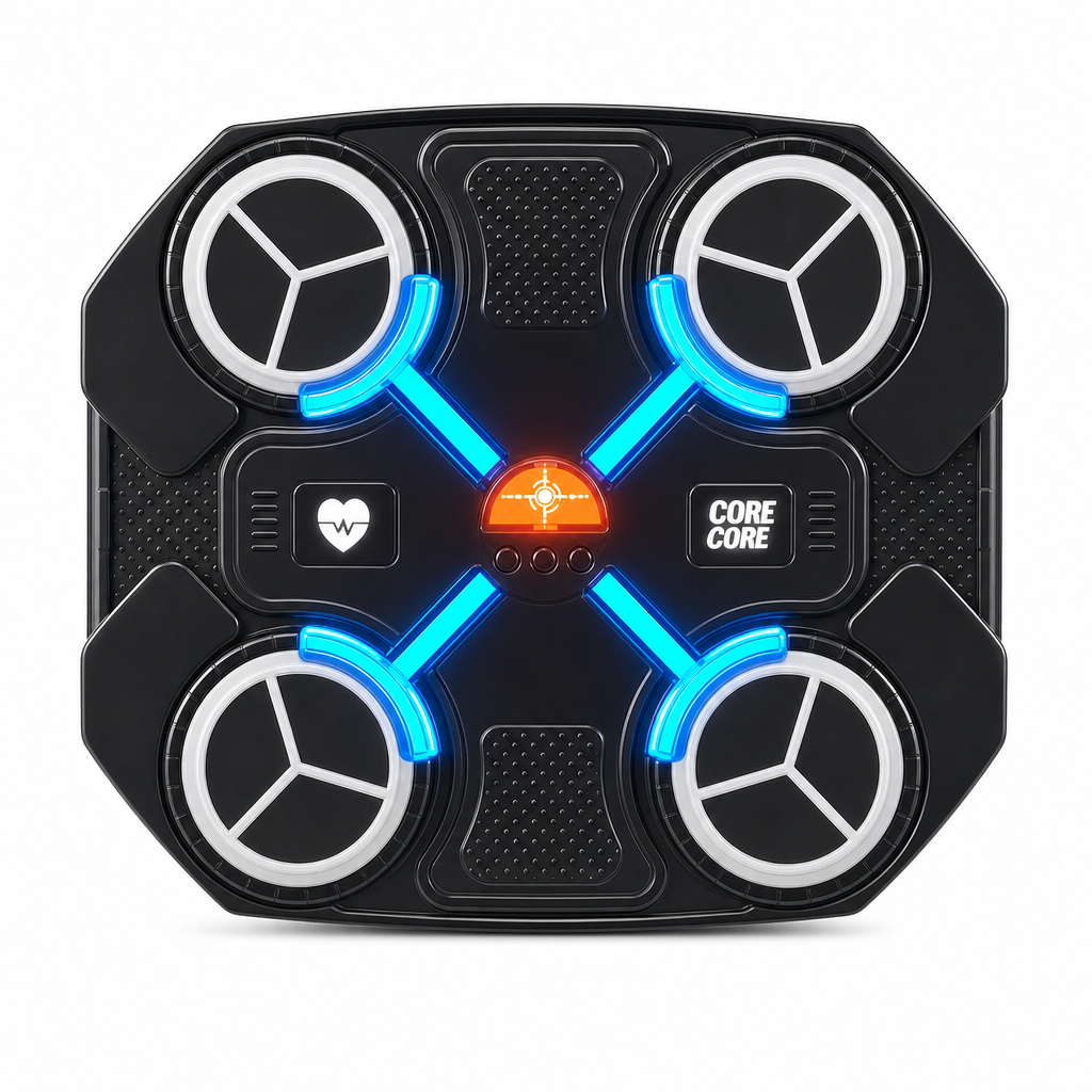 Kids Electronic Music Boxing Target with Rhythm Reaction Training for Home Fitness and Stress Relief