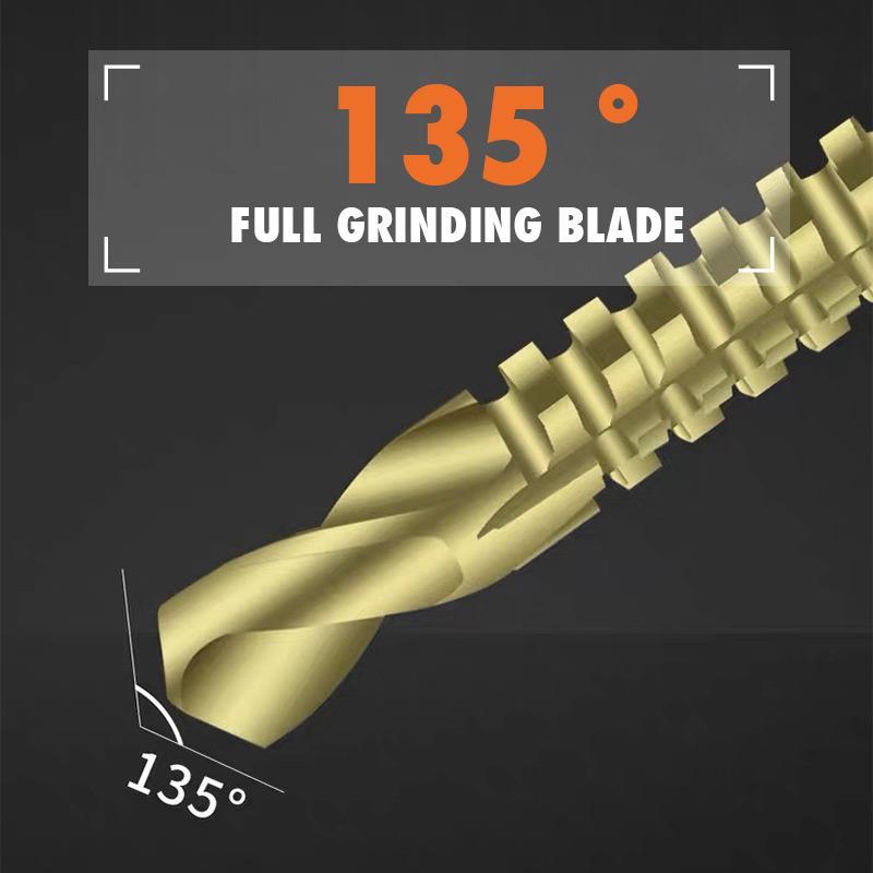 Titanium Twist Boorset (6 stuks)）