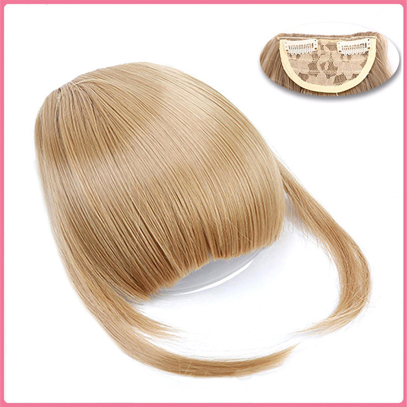 💇‍♀️ Synthetische rechte pony-haarextensie – Direct van kapsel veranderen ✨