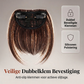 💇‍♀️ Synthetische rechte pony-haarextensie – Direct van kapsel veranderen ✨