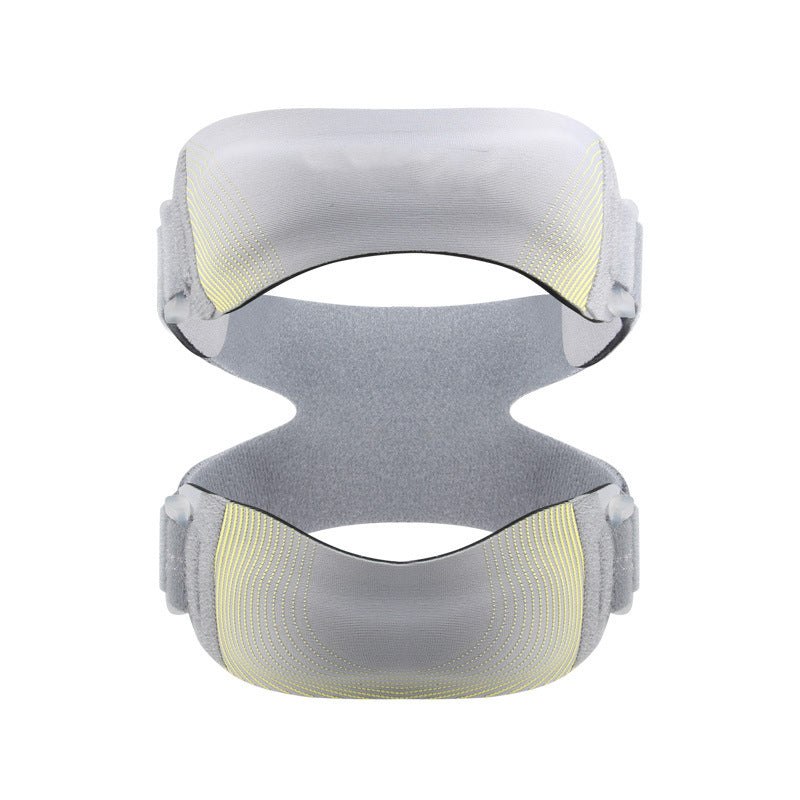 ⏳ Tijdelijke aanbieding⏳ Verstelbare patella knieband met dubbele banden en siliconen pads Open ontwerp met instelbare sluitingen In zwart grijs roze of blauw 1 stuk
