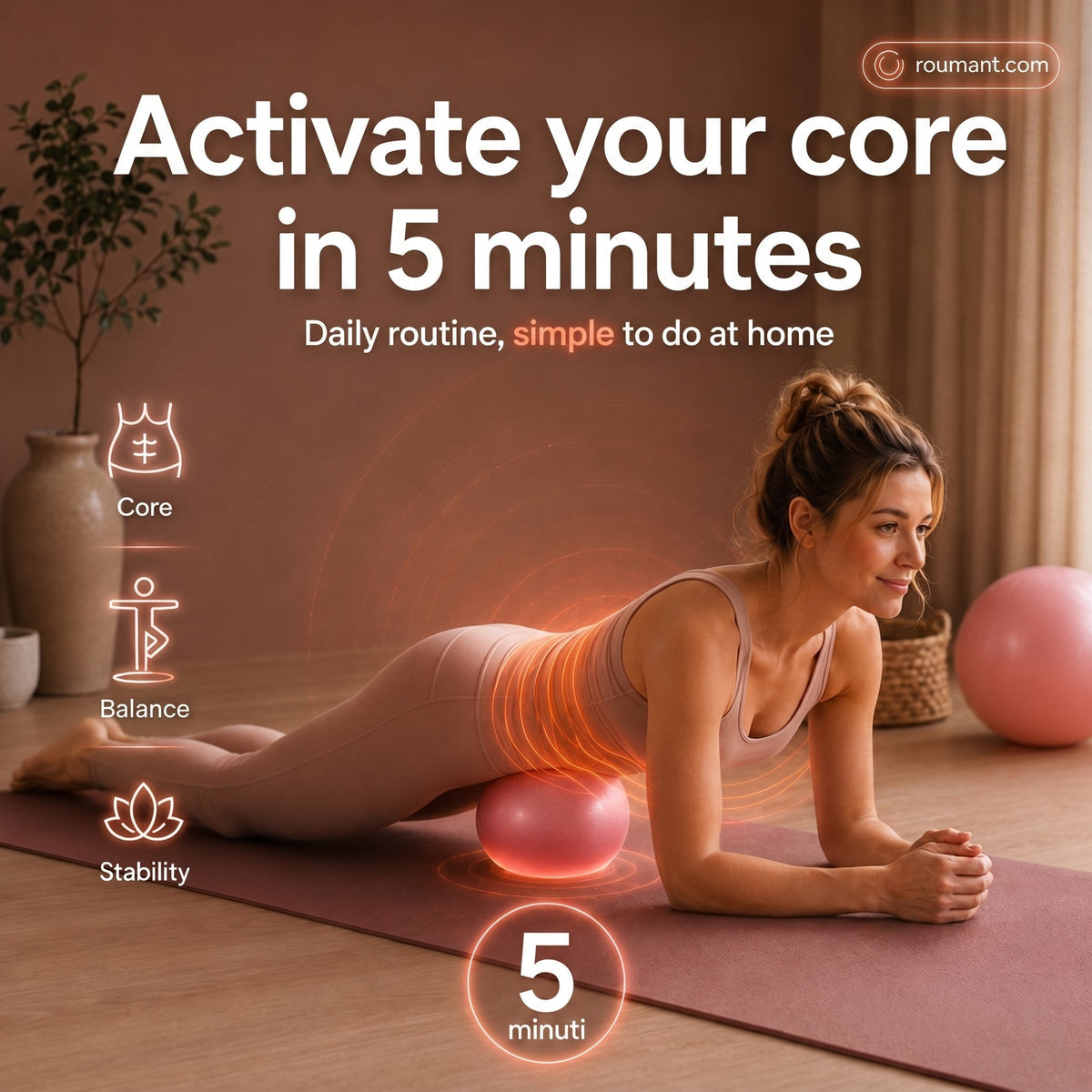🎁 KOOP 2, KRIJG 1 GRATIS! 💪 Compacte Pilatesbal – Meer Balans, Meer Controle & Meer Resultaat 🤸‍♀️